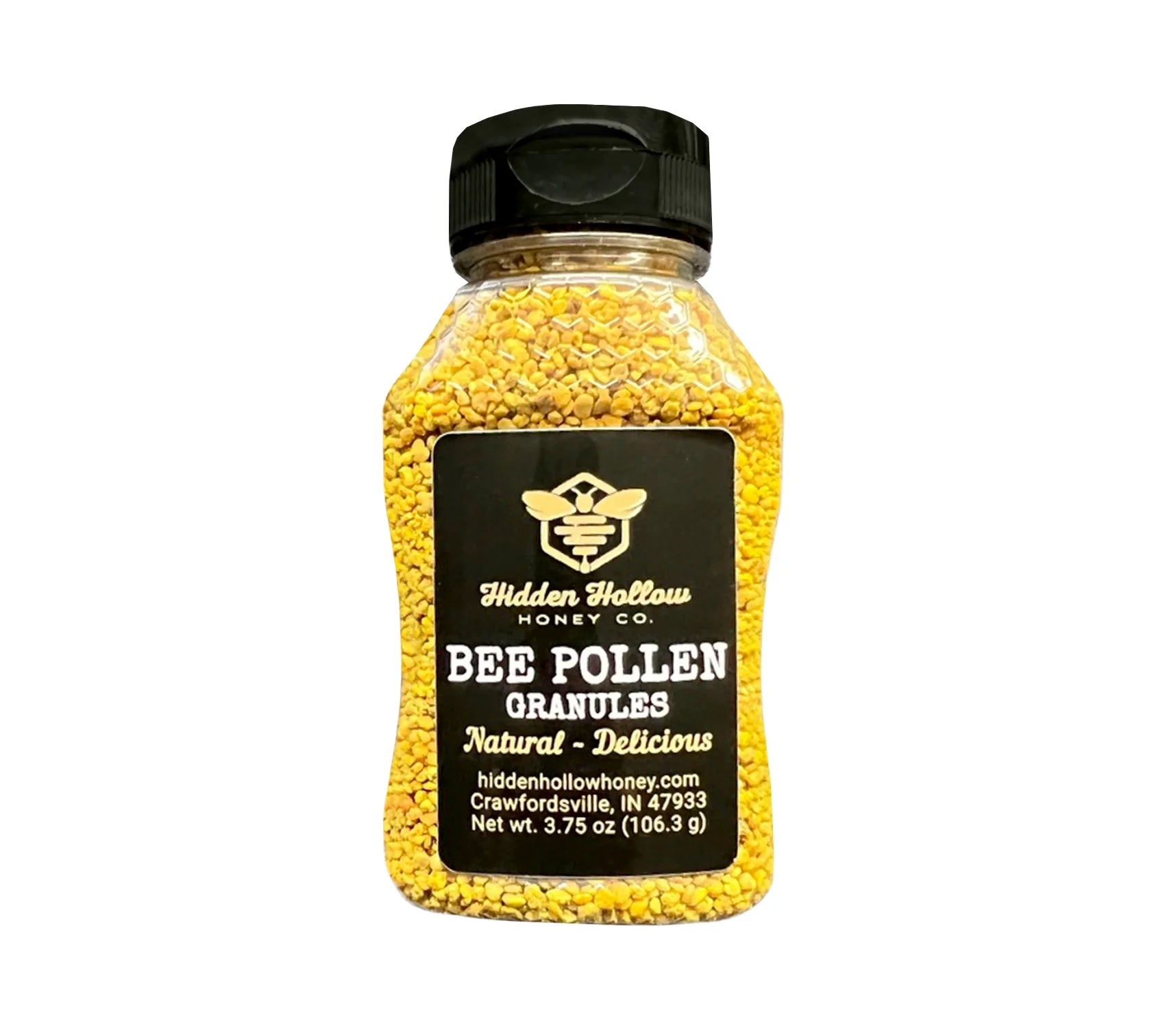 Bee Pollen Granules 3.75 oz - All Natural Health Food - Wildflower Pollen