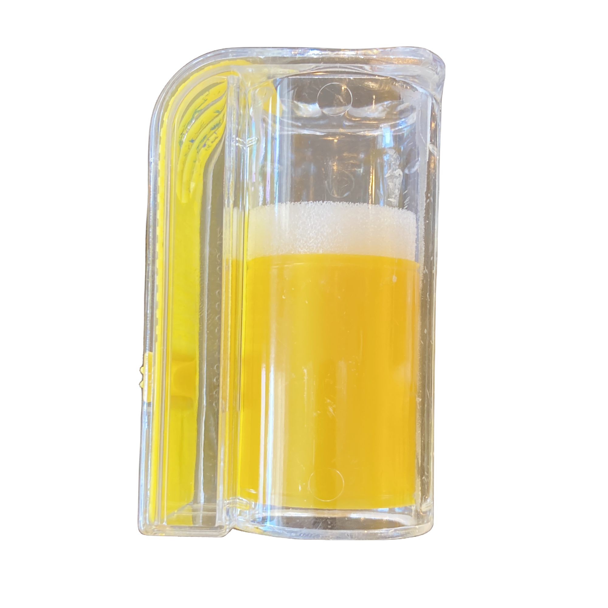 One Handed Queen Cage - Yellow